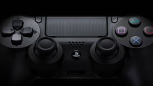 4k Ps4 Black Controller Wallpaper