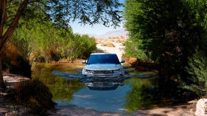 4k Range Rover Forest Wallpaper