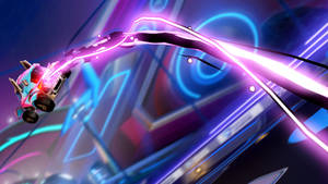 4k Rocket League Neon Trail Wallpaper