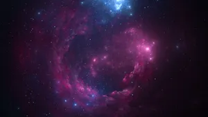 4k Star Pink Outer Space Wallpaper