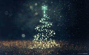 4k Ultra Hd Abstract Christmas Tree Wallpaper