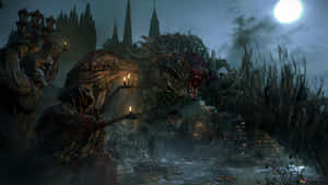 4k Ultra Hd Bloodborne Monster Wallpaper