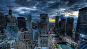 4k Ultra Hd Chicago Buildings Wallpaper