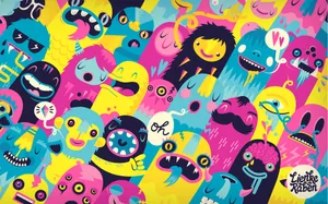 4k Ultra Hd Cute Monster Wallpaper