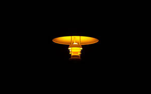 4k Ultra Hd Lamp On Black Wallpaper