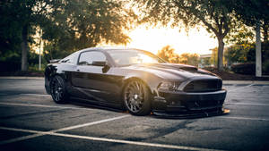 4k Ultra Hd Mustang Black Ford Shelby Gt500 Wallpaper