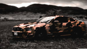 4k Ultra Hd Mustang Camouflage Wallpaper