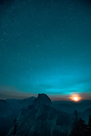 4k Ultra Hd Phone Yosemite Sunset Wallpaper