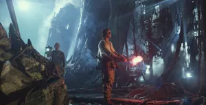 4k Ultra Hd Transformers Exploring Ruins Wallpaper