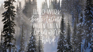 5333x3000 Hard Work Beats Talent- December Tech Wallpaper Wallpaper