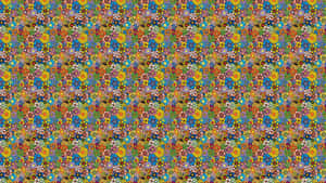 70s Aesthetic Desktop Autostereograms Magic Eye Image Wallpaper