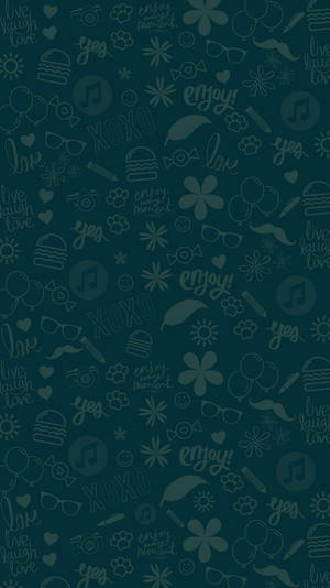 750x1334 Chat Wallpaper Hd Iphone #blueflowerwallpaperiphone. Flower Wallpaper