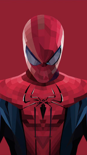 750x1334 Spider Man, Polygons Art, Artworks, 750x1334 Wallpaper С Wallpaper