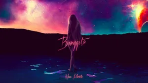 80s Rock Woman Silhouette Wallpaper