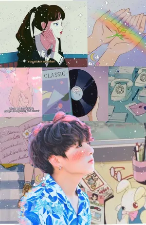 90 Anime Aesthetic Collage Wallpaper