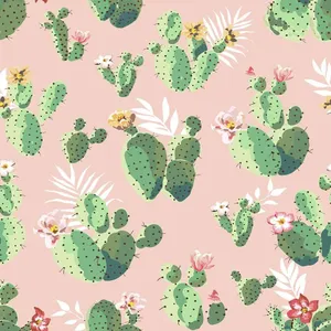 900x900 Cacti On Pink Wallpaper
