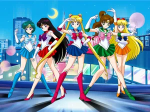 90s Anime Sailor Moon Wallpaper