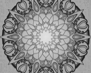 999x799 Floral Mandala Wallpaper Wallpaper