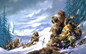 A Battle In Icewind Dale Wallpaper