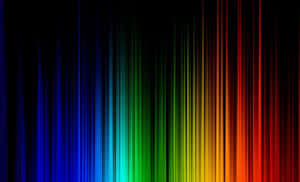 A Beautiful Black Rainbow Encircles The Sun. Wallpaper