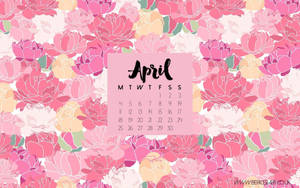 A Beautiful Calendar To Welcome April Wallpaper