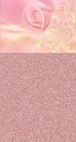 A Beautiful Sunset Radiates Light Pink And Golden Hues Wallpaper