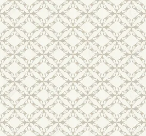 A Beige And White Floral Pattern Wallpaper