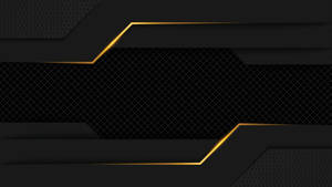 A Black And Gold Background With A Grid Wallpaper
