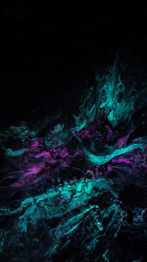 A Black And Purple Abstract Background With Swirls Wallpaper