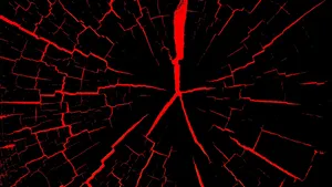 A Black And Red Background With A Crack In It Wallpaper
