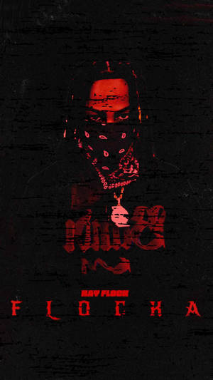 A Black And Red Cover With The Words Floeha Wallpaper