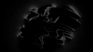 A Black And White Image Of A Heart Wallpaper