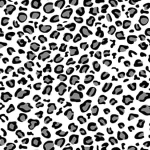 A Black And White Leopard Print Pattern Wallpaper