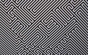 A Black And White Pattern With A Black And White Pattern Wallpaper