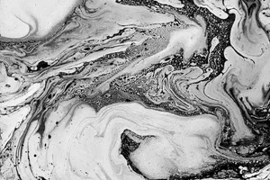 A Black And White Photo Of A Swirling Liquid Wallpaper