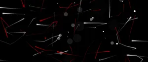 A Black Background With Red And White Lines Wallpaper