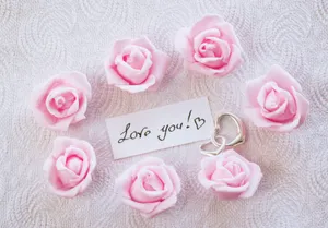 A Bloom Of Love: Romantic Rose Wallpaper