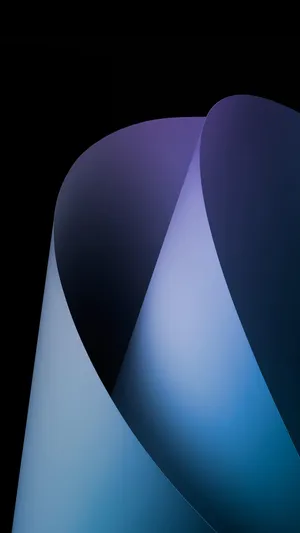 A Blue And Purple Abstract Design On A Black Background Wallpaper