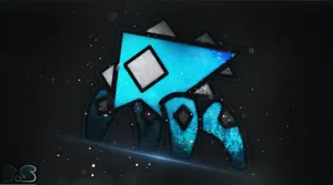 A Blue And White Logo With A Star In The Middle Wallpaper