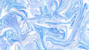 A Blue And White Marble Pattern Wallpaper