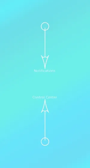 A Blue Background With Two Arrows On It Wallpaper