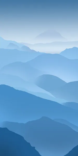 A Blue Sky With Mountains And Clouds Wallpaper