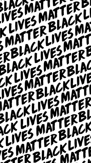 A Bold Stand - Black Lives Matter Text Art Wallpaper