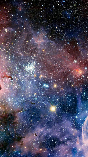 A Bright Cosmic Galaxy Of Stars Wallpaper