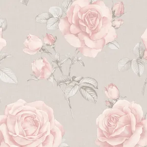 A Calming Blend Of Grey And Pink Wallpaper