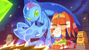 A Chaotic And Intense Moment In The Midst Of A Creative Journey Wallpaper