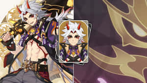 A Character With A Sword And A Sword Wallpaper