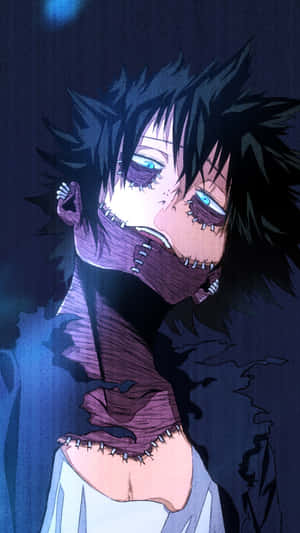 A Character With Black Hair And Blue Eyes Wallpaper