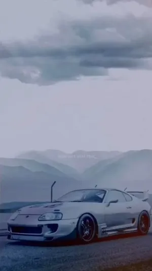 A Classic Jdm Toyota Supra Wallpaper