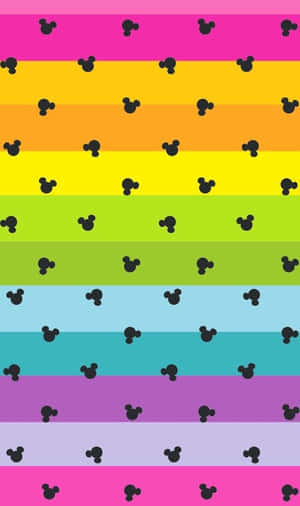 A Classic Look With Iconic Mickey Mouse Ears. Wallpaper